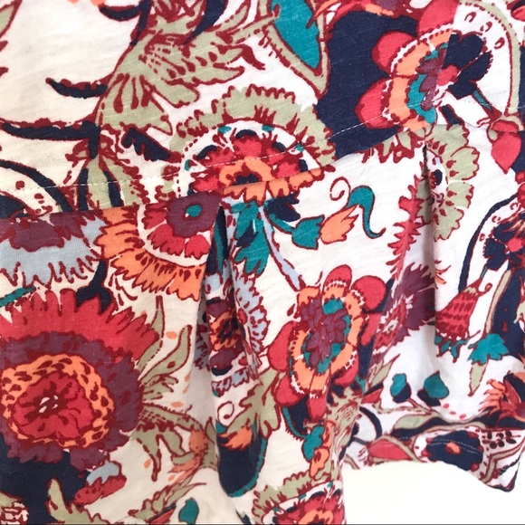 DONATED Anthro Deletta Amalia Peplum Top M - Picture 4 of 8